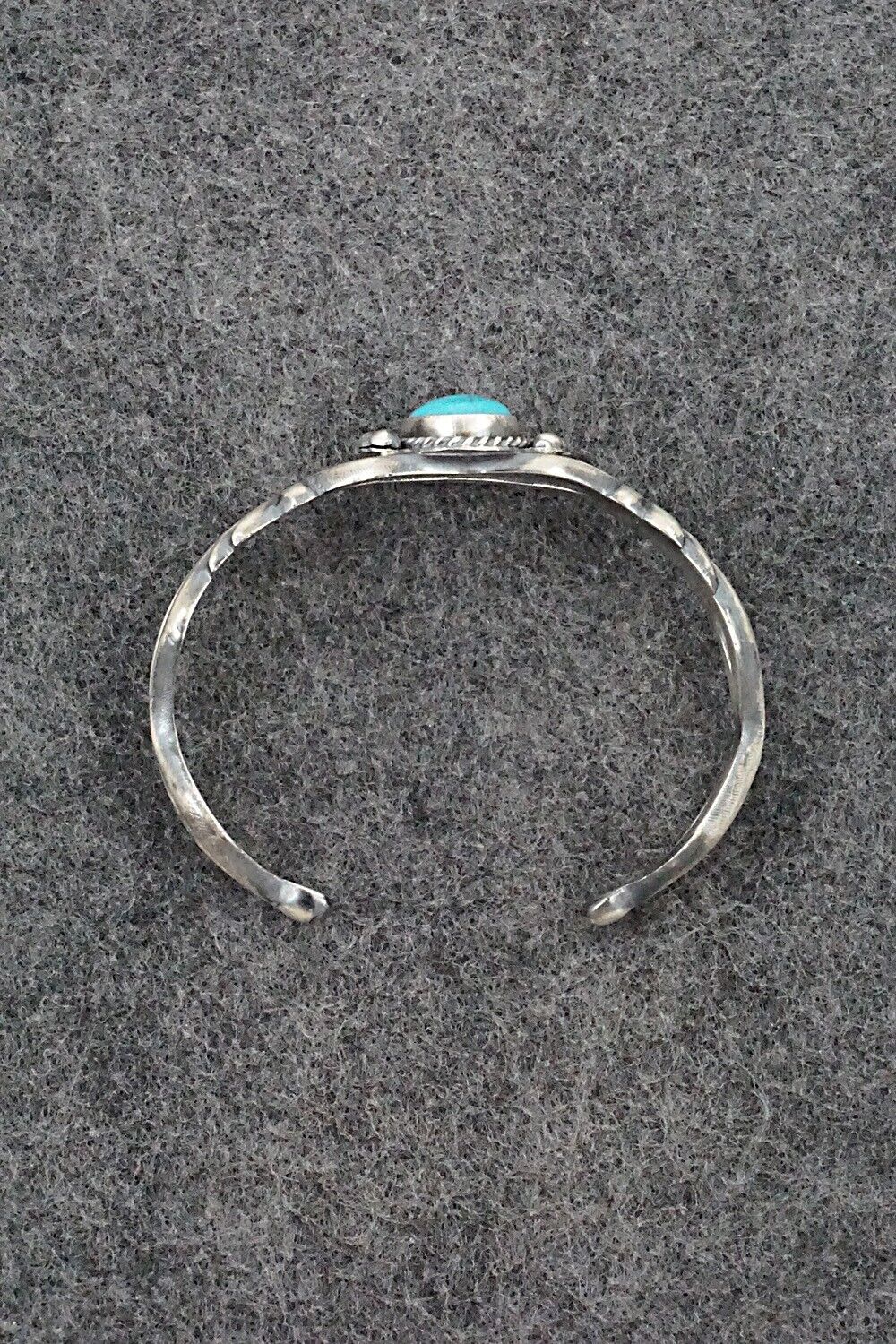 Turquoise & Sterling Silver Bracelet - Harrison Bitsue