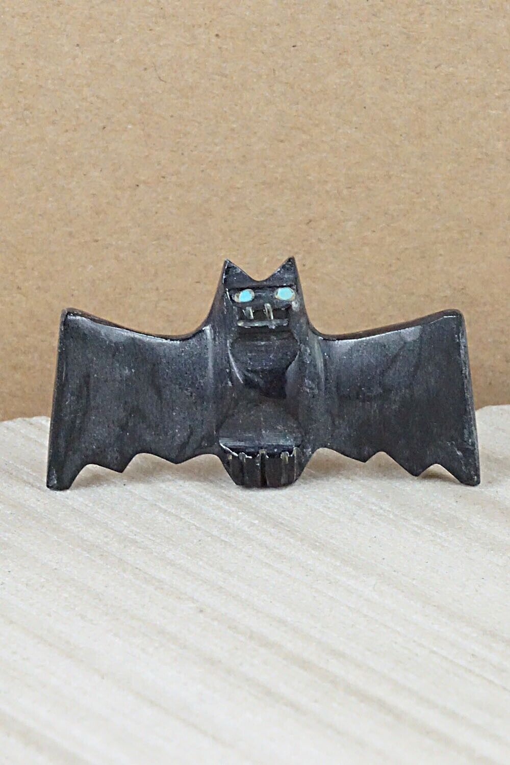 Bat Zuni Fetish Carving - Tim Lementino