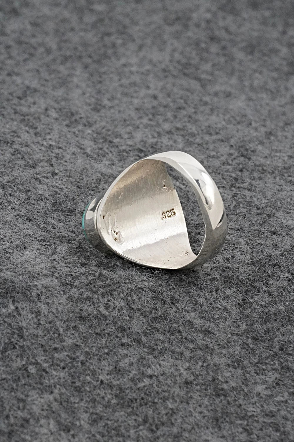Turquoise & Sterling Silver Ring - Wilbert Gray - Size 10