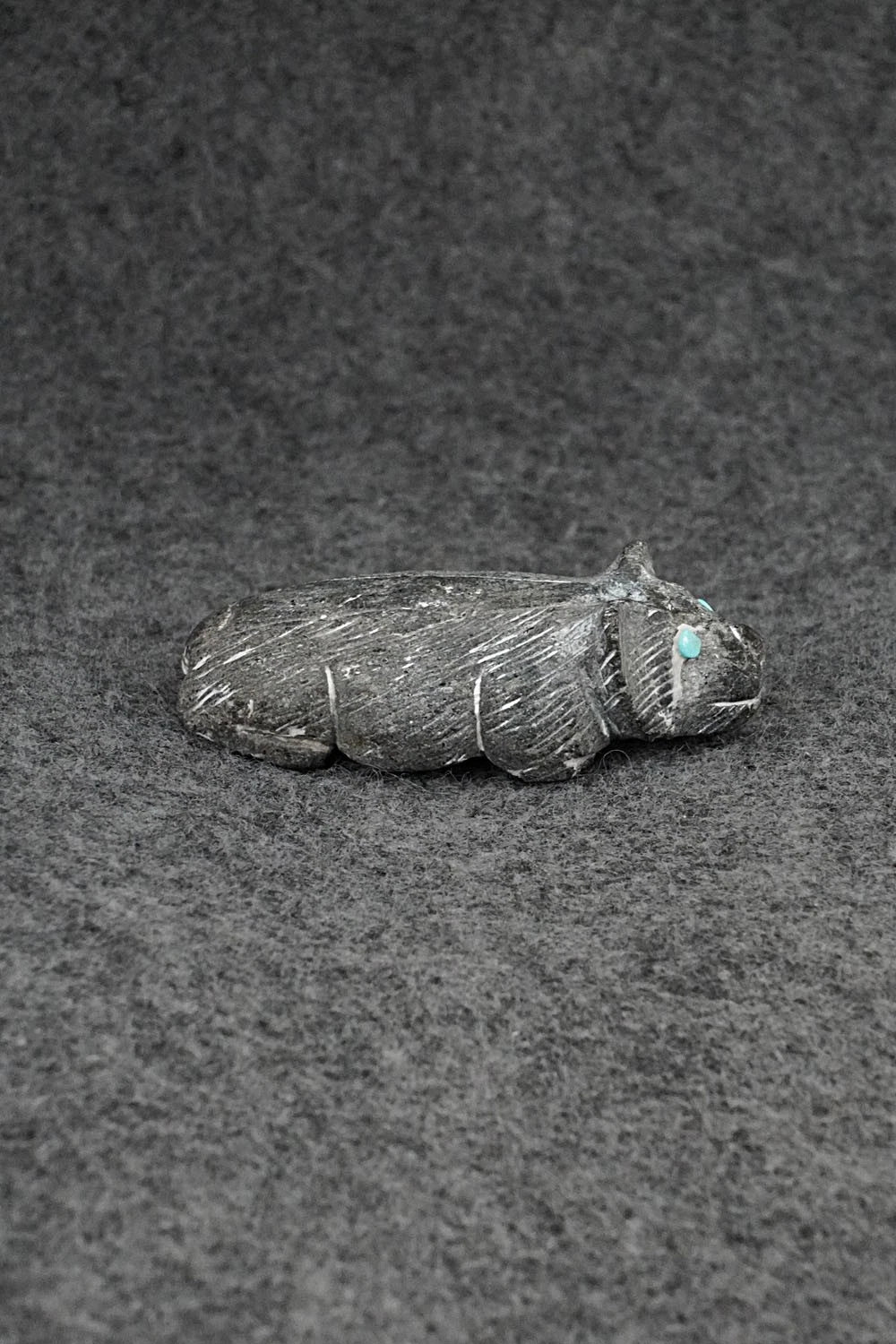 Badger Zuni Fetish Carving - Derrick Kaamasee