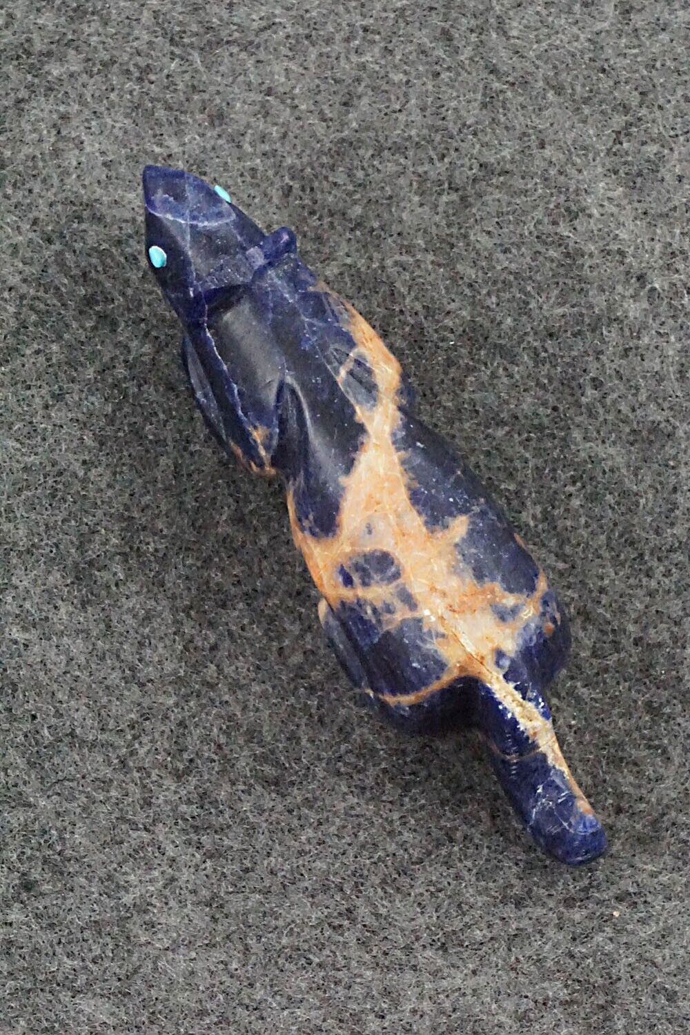 Mountain Lion Zuni Fetish Carving - Ronnie Lunasee
