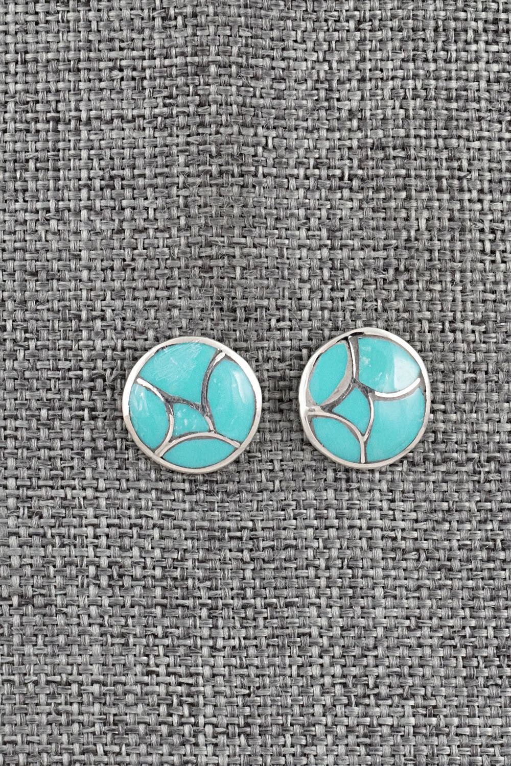 Turquoise & Sterling Silver Earrings - Orena Leekya