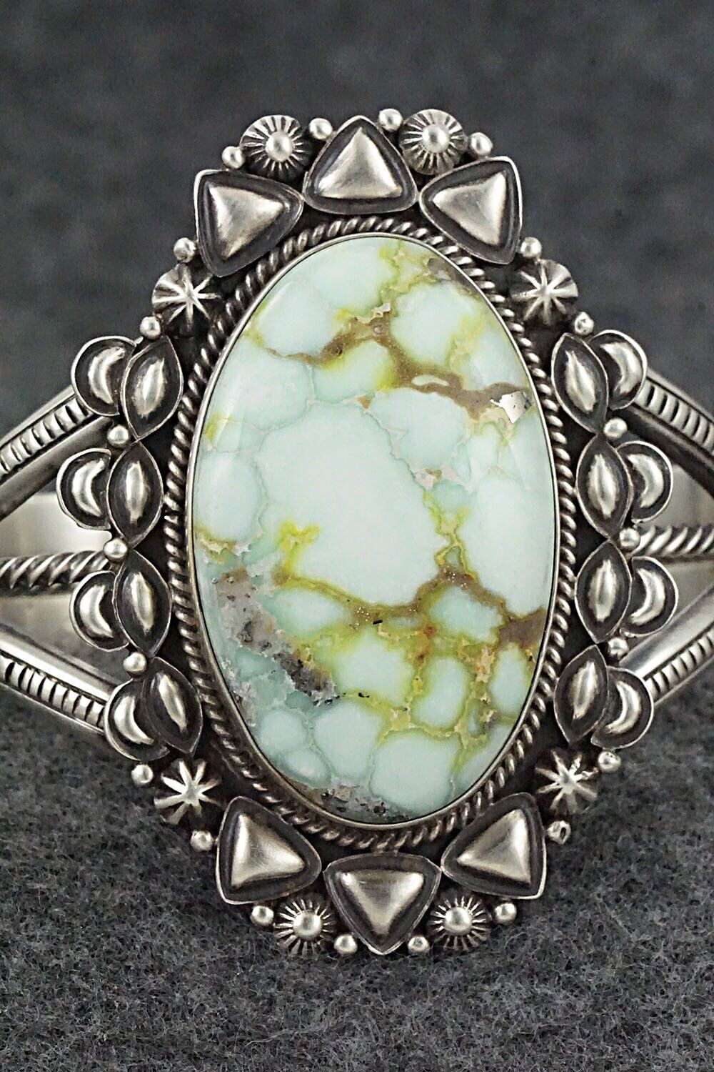 Turquoise & Sterling Silver Bracelet - Derrick Gordon