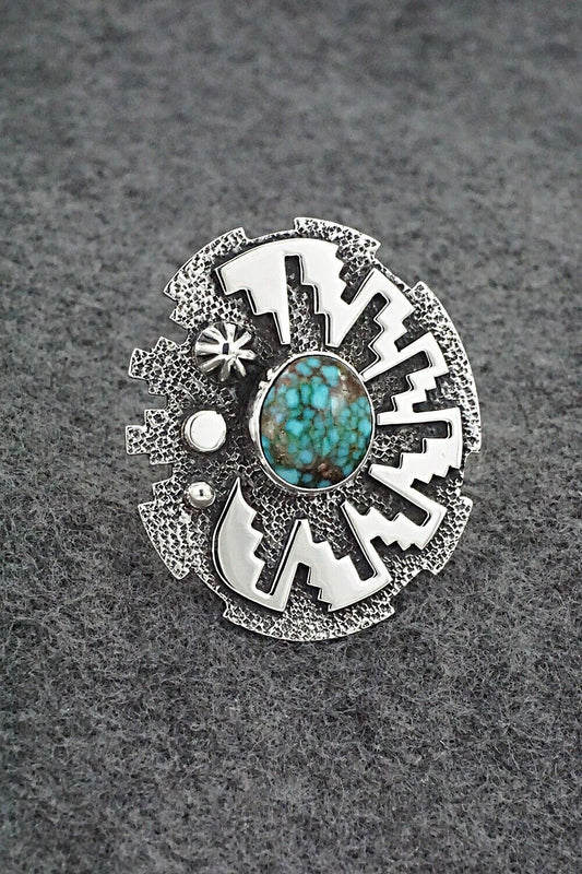 Turquoise & Sterling Silver Ring - Marita Benally - Size 8.5