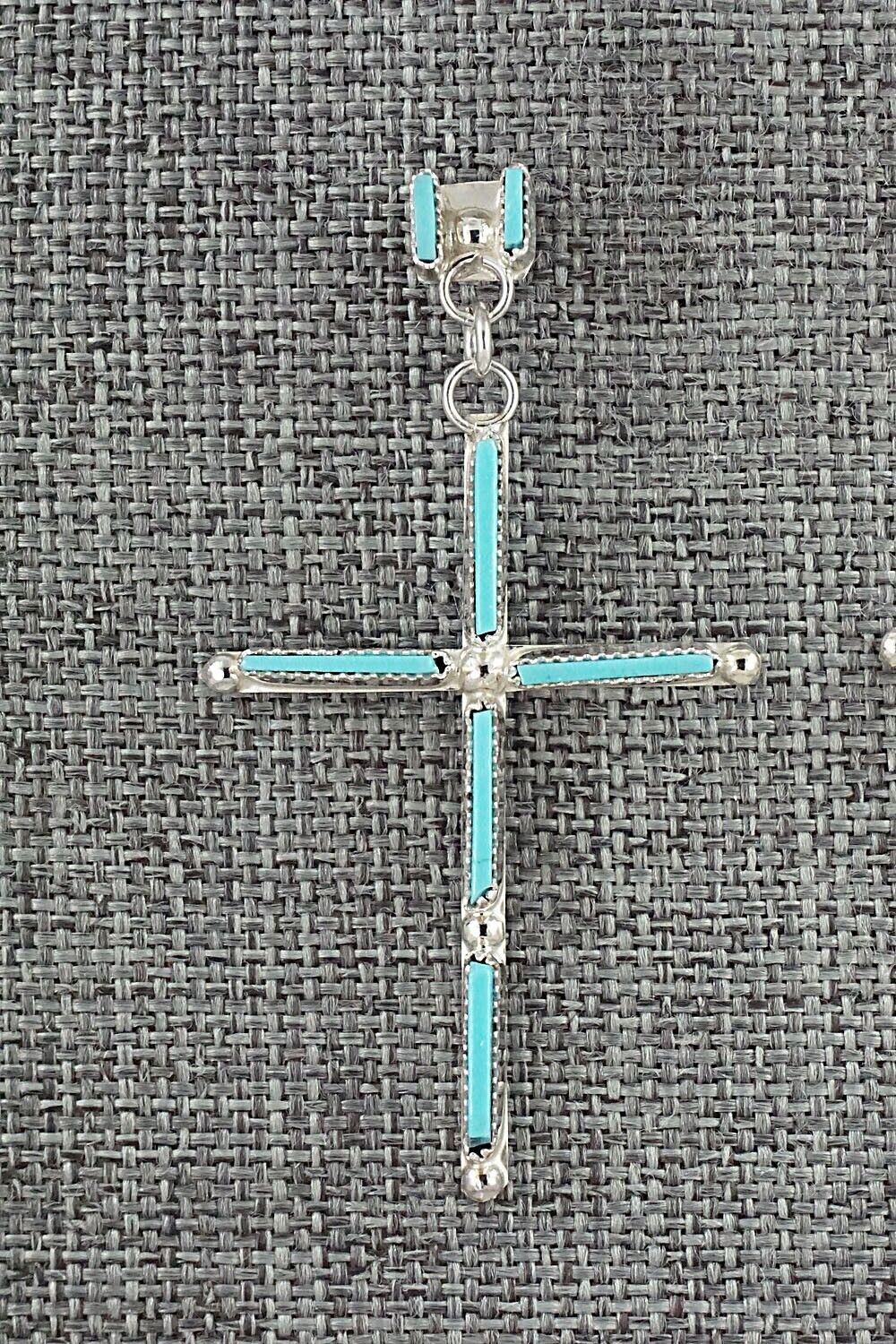 Turquoise & Sterling Silver Earrings - Ashley Laate