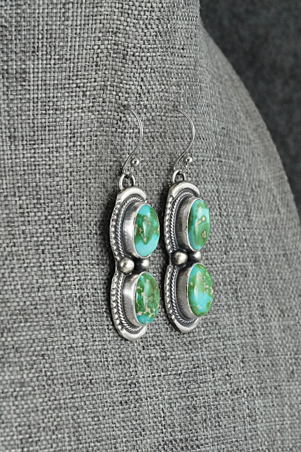 Turquoise & Sterling Silver Squash Blossom Set - Kathleen Livingston
