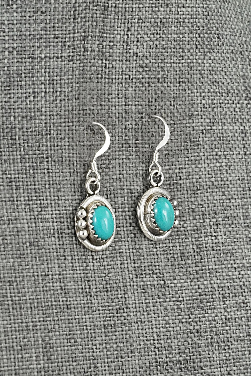 Turquoise & Sterling Silver Earrings - Rita Largo