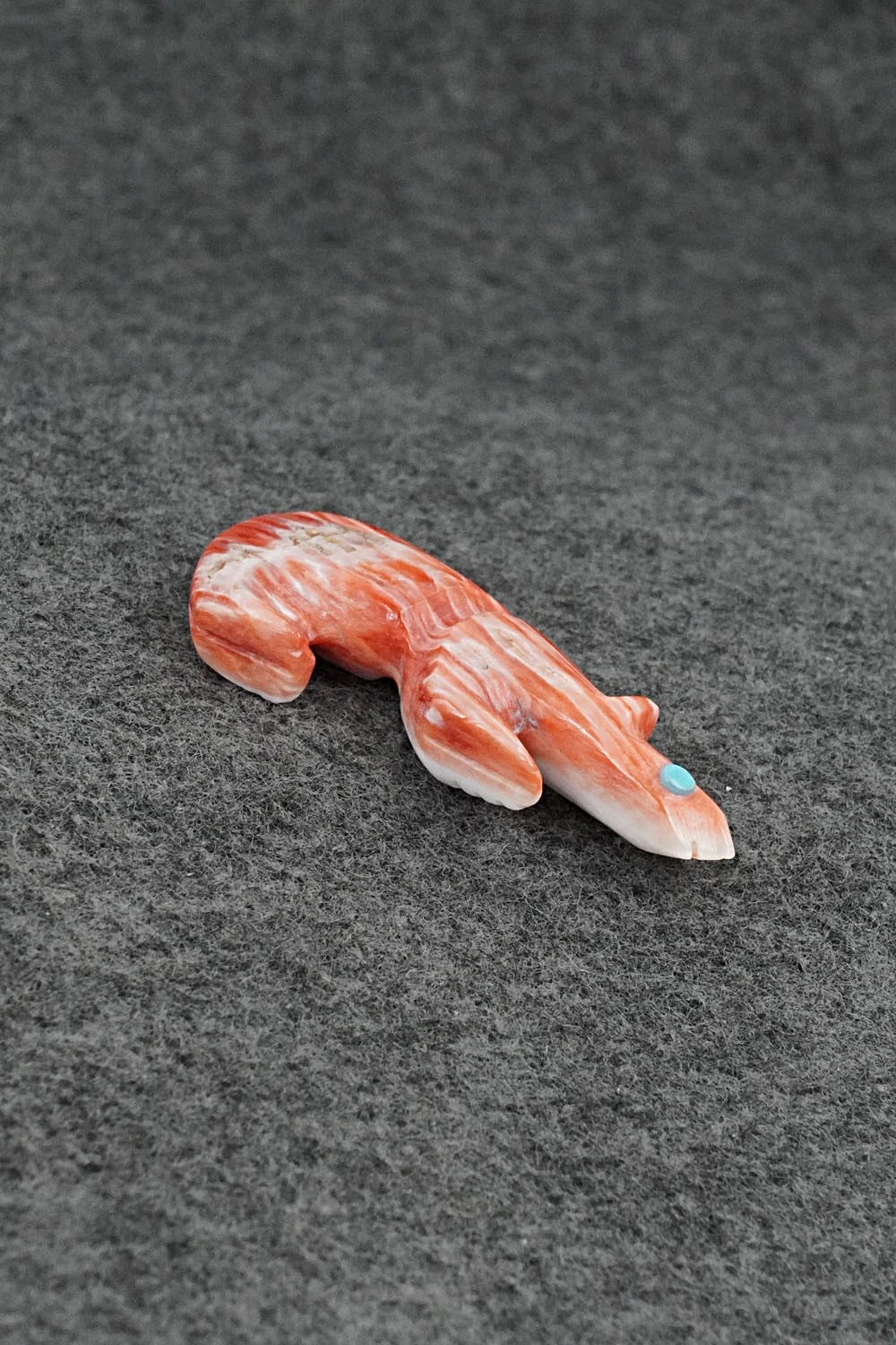 Mountain Lion Zuni Fetish Carving - Ronnie Lunasee