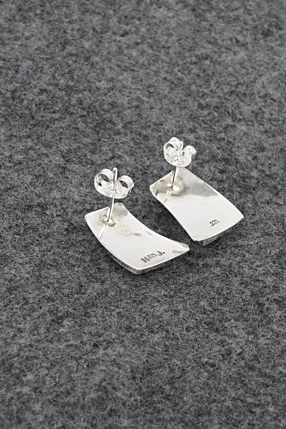 Opalite & Sterling Silver Earrings - Nathaniel Johnson