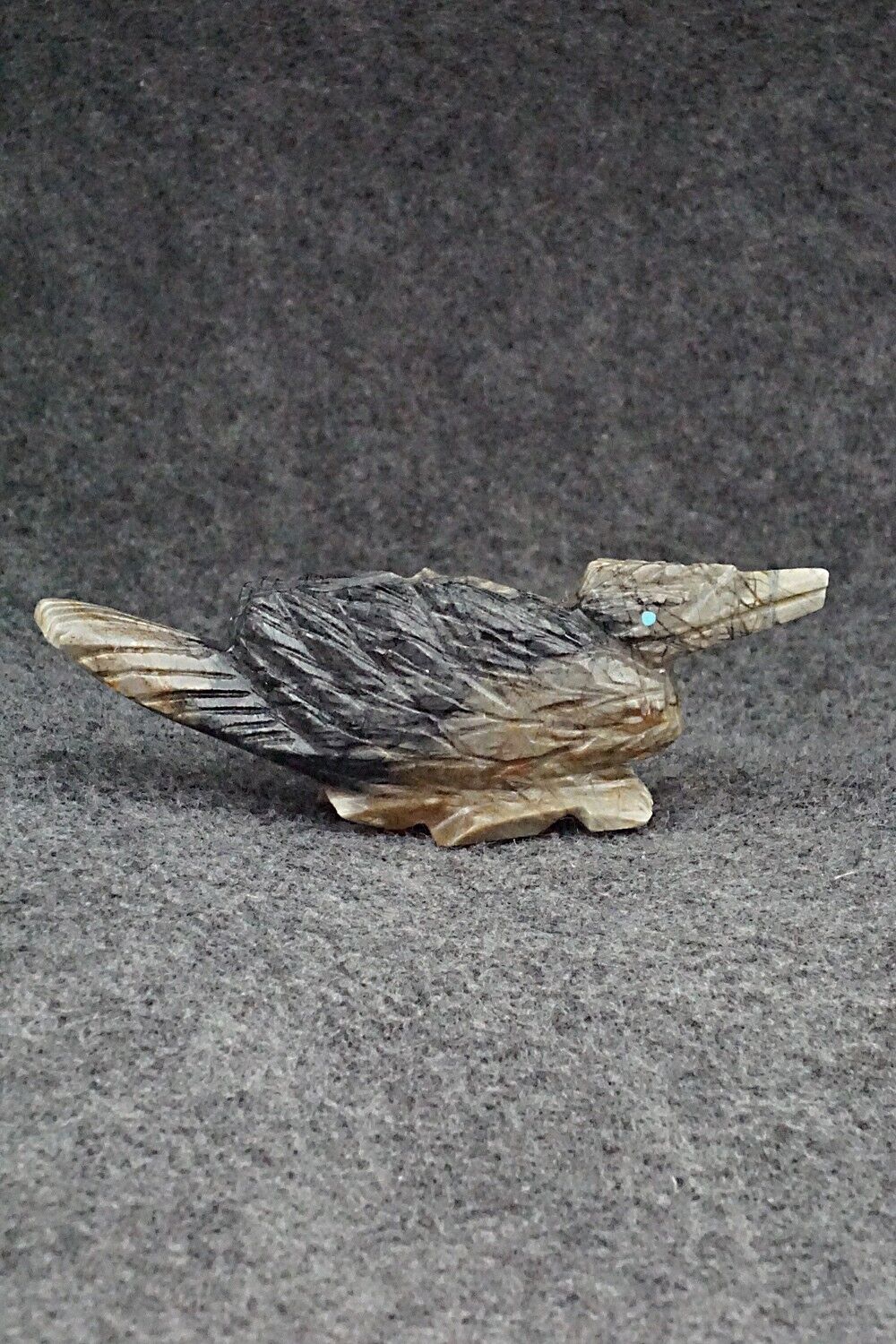 Roadrunner Zuni Fetish Carving - Tony Mackel