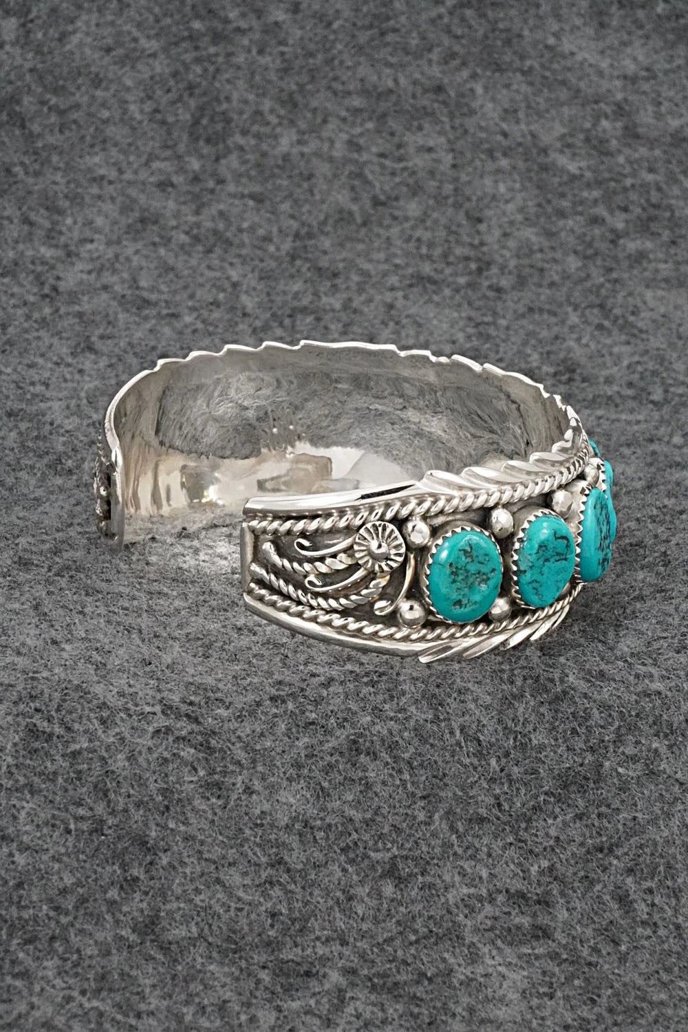 Turquoise & Sterling Silver Bracelet - Martin Muskett