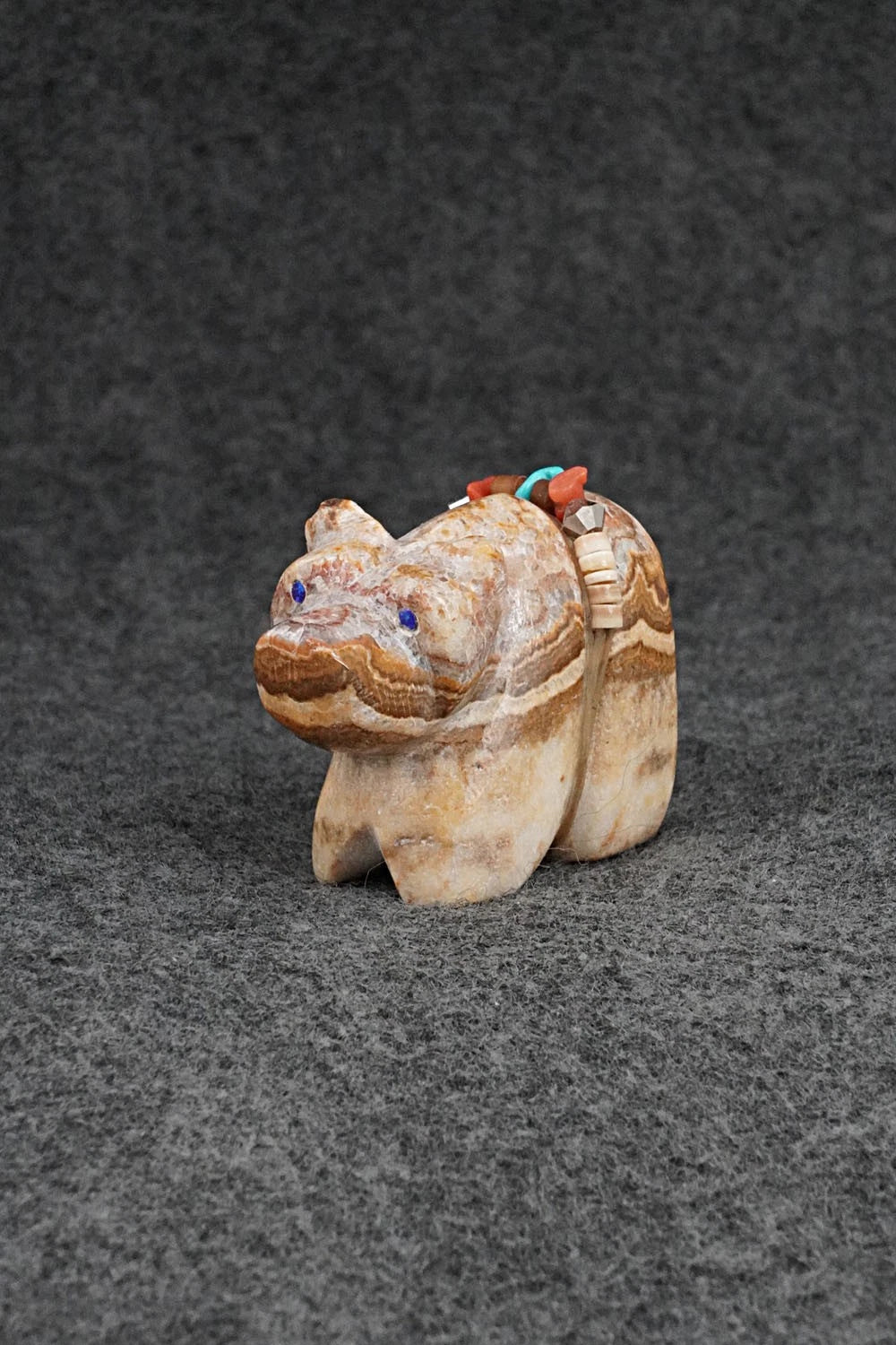 Bear Zuni Fetish Carving - Benina Kallestewa