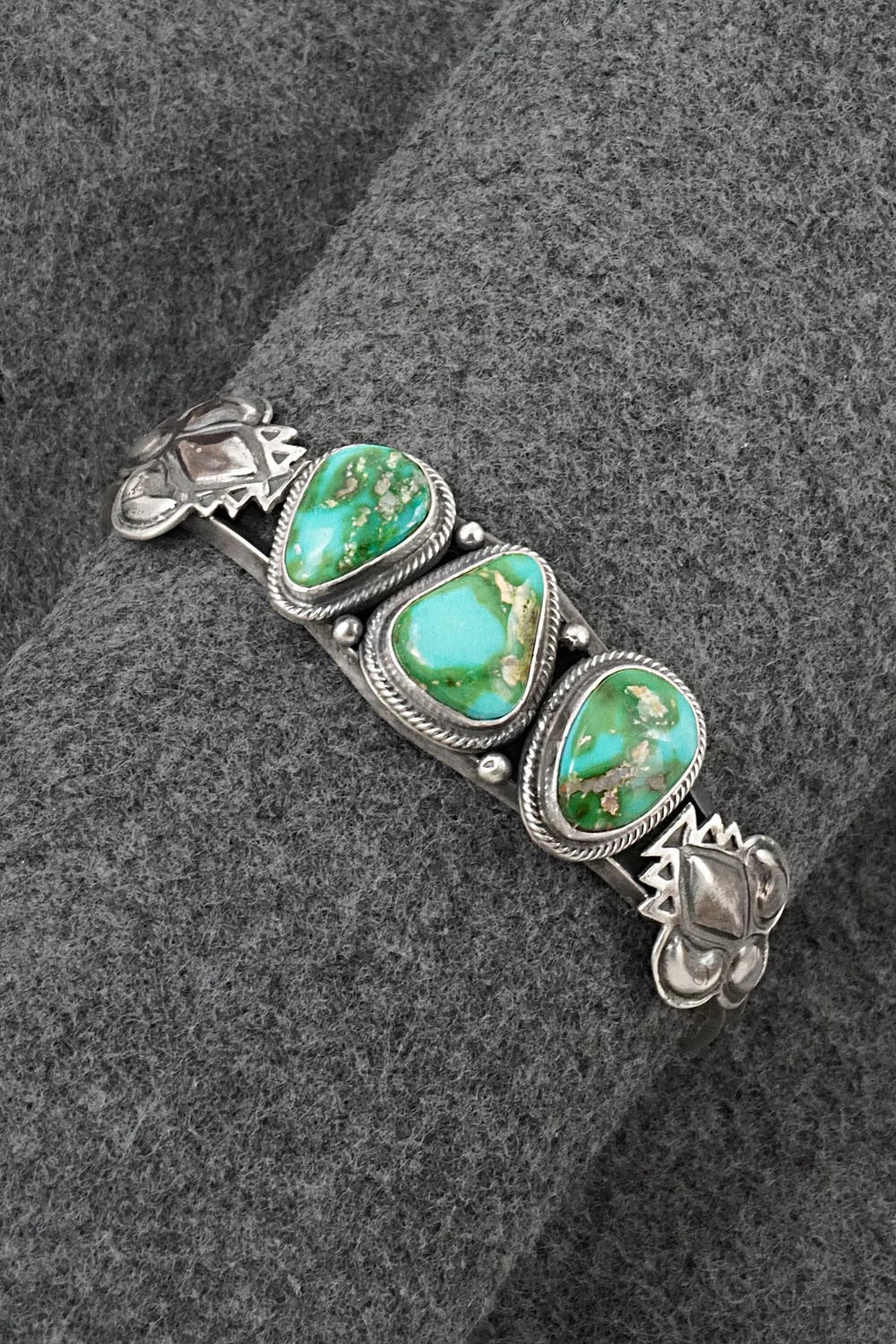 Turquoise & Sterling Silver Bracelet - Sharon McCarthy