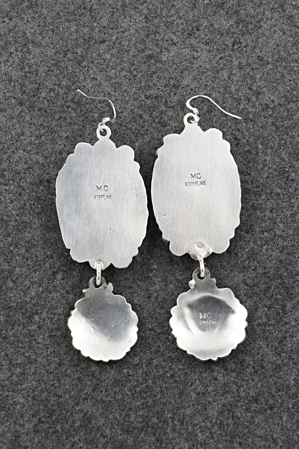 Turquoise & Sterling Silver Earrings - Michael Calladitto