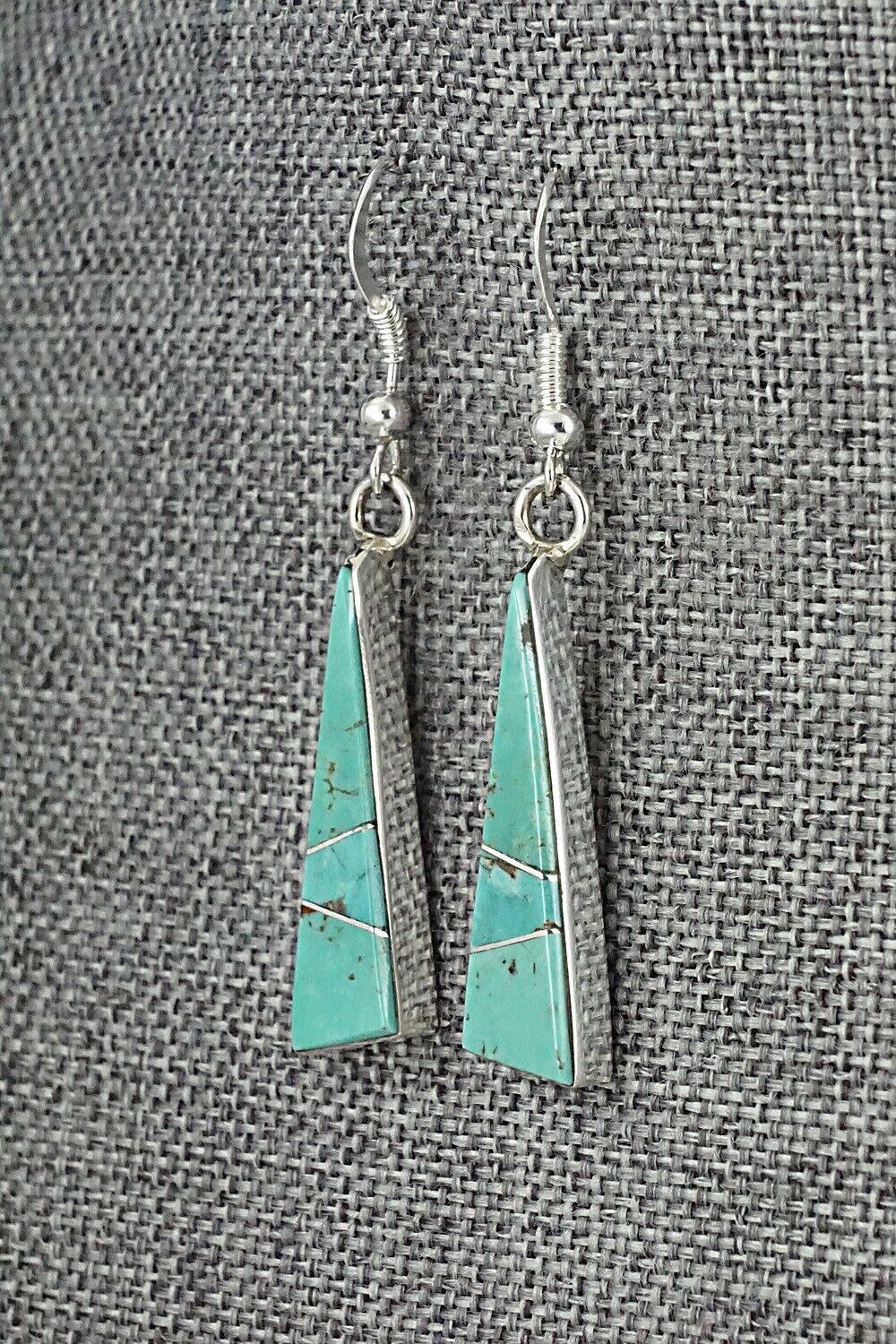 Turquoise & Sterling Silver Earrings - Marilyn Yazzie