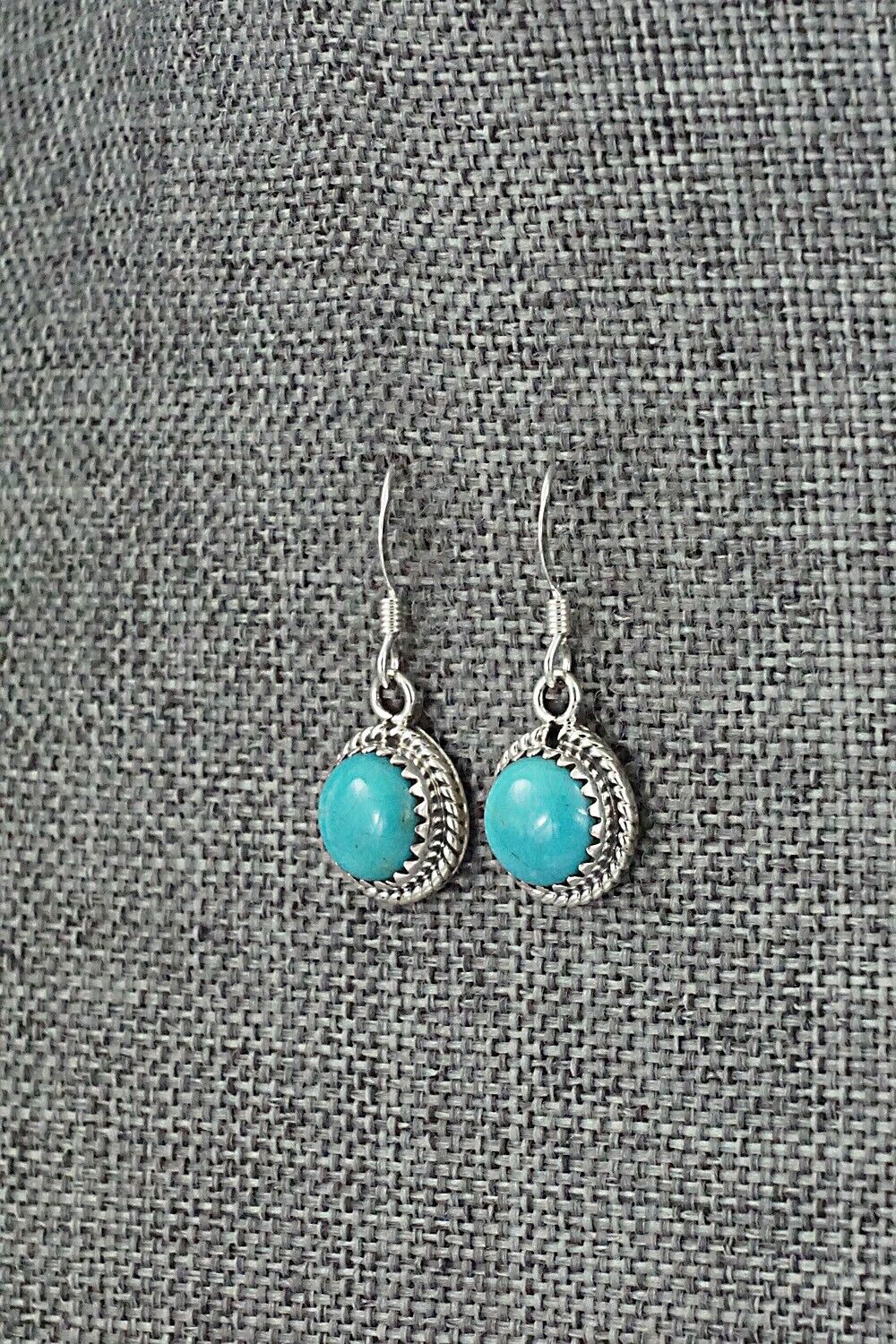 Turquoise & Sterling Silver Earrings - Sharon McCarthy