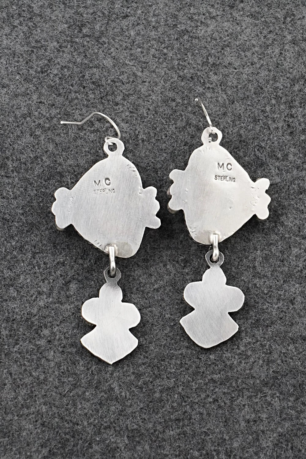 Turquoise & Sterling Silver Earrings - Michael Calladitto