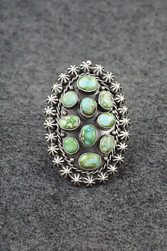 Turquoise & Sterling Silver Ring - Paige Gordon - Size 8