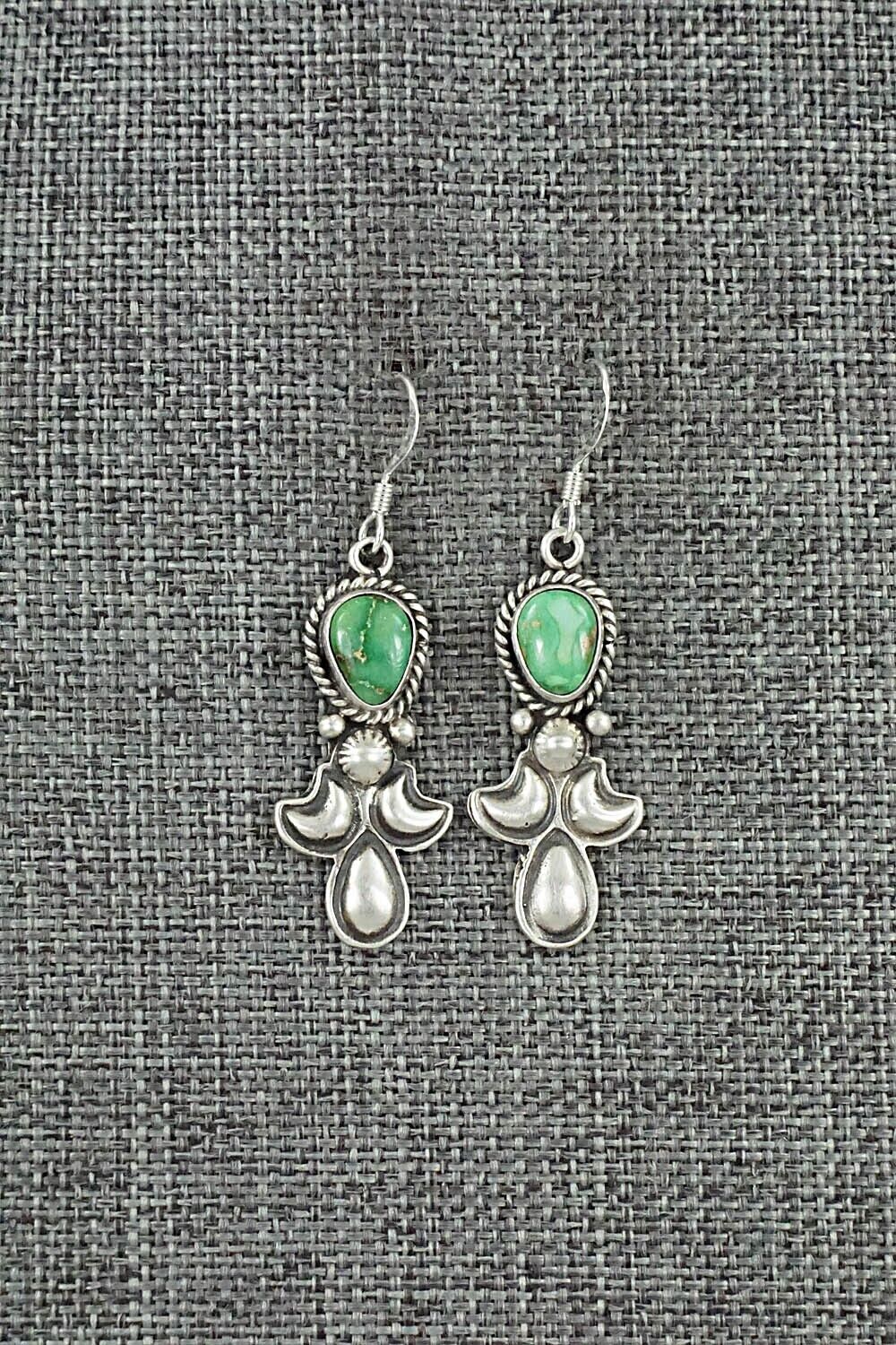 Turquoise & Sterling Silver Earrings - Verley Betone