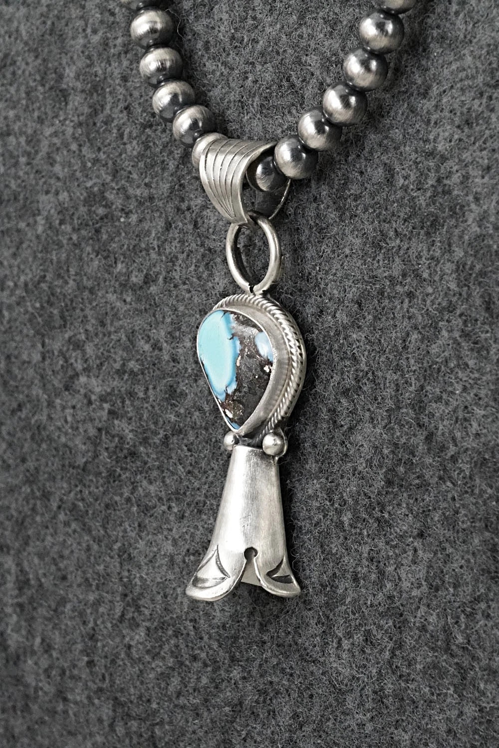 Turquoise & Sterling Silver Necklace - Sharon McCarthy