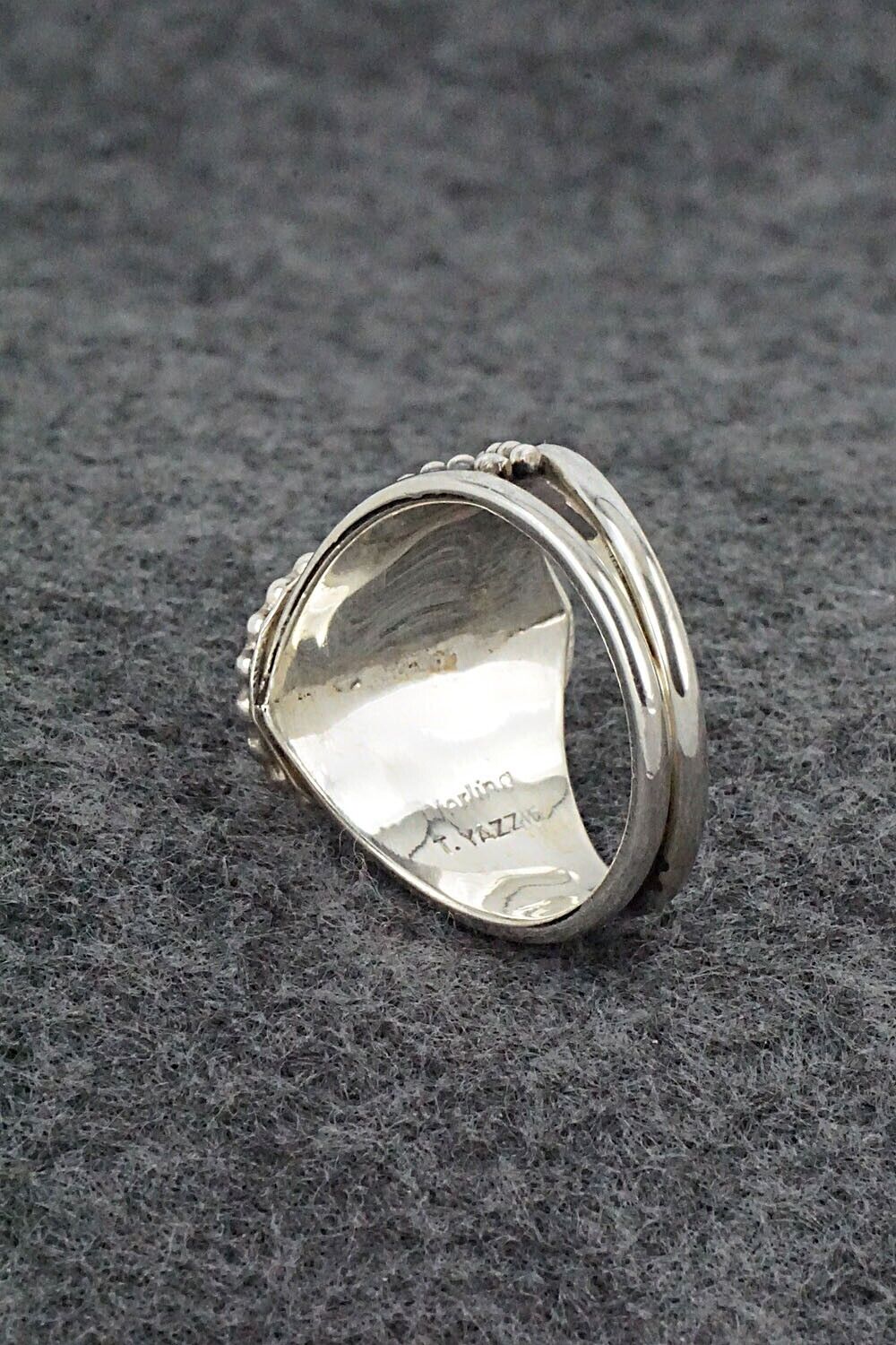 Turquoise & Sterling Silver Ring - Thomas Yazzie - Size 9