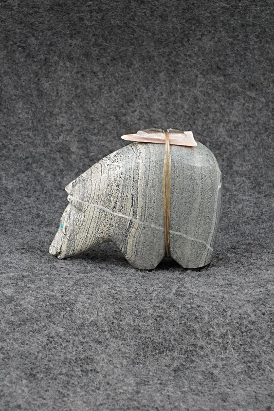 Bear Zuni Fetish Carving - Delvin Leekya