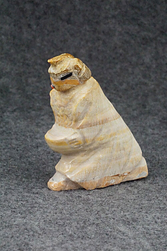 Corn Maiden Zuni Fetish Carving - Derrick Kaamasee