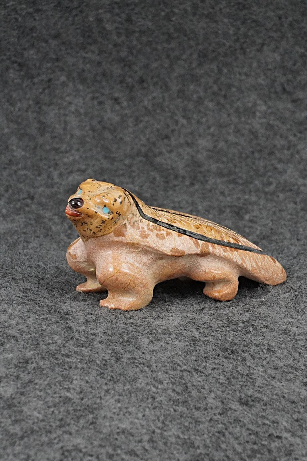 Badger Zuni Fetish Carving - Freddie Leekya