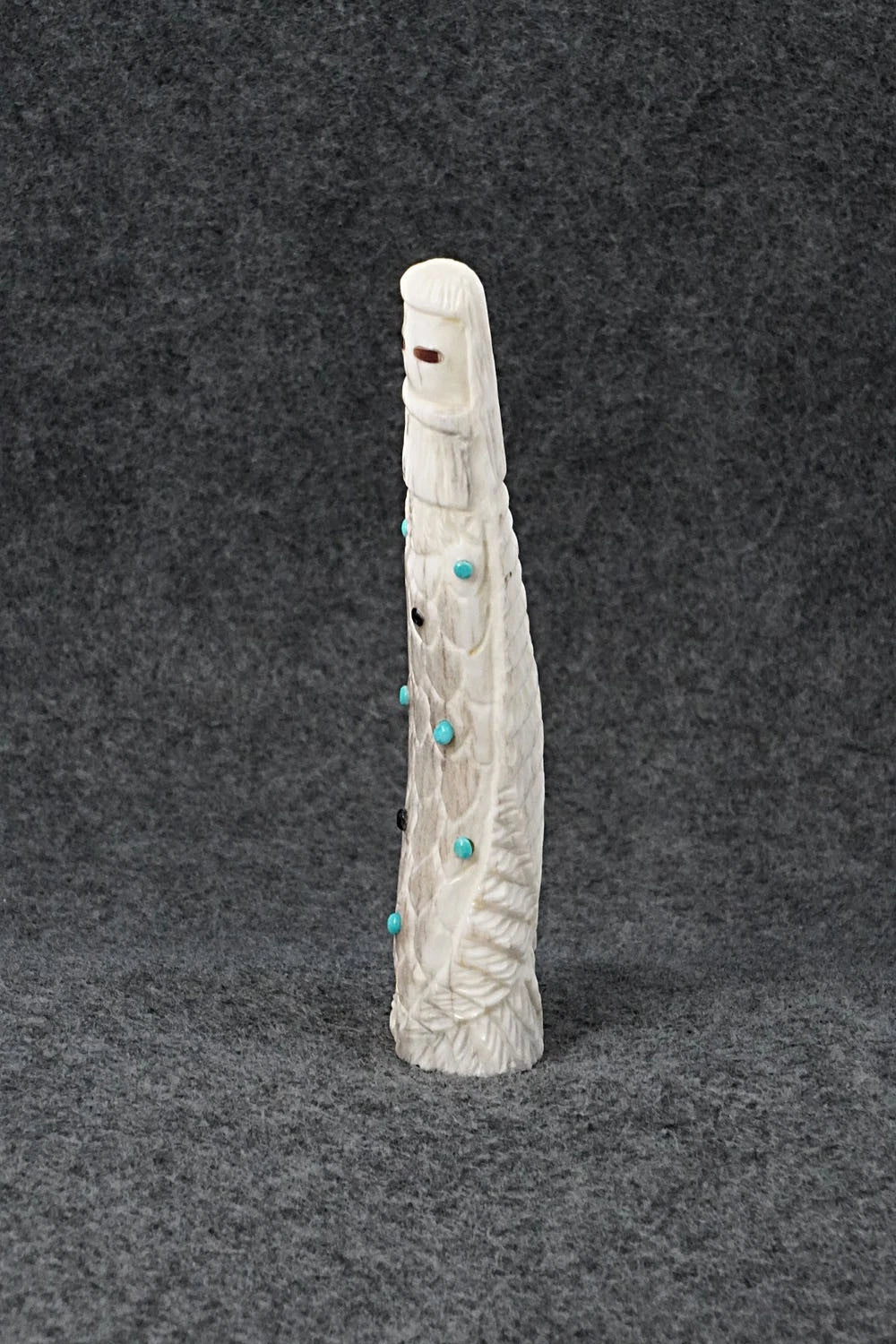 Corn Maiden Zuni Fetish Carving - Garrick Weeka