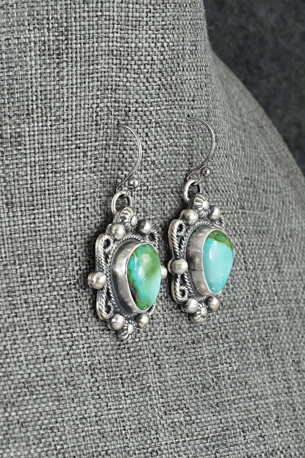 Turquoise & Sterling Silver Squash Blossom Set - Kathleen Livingston