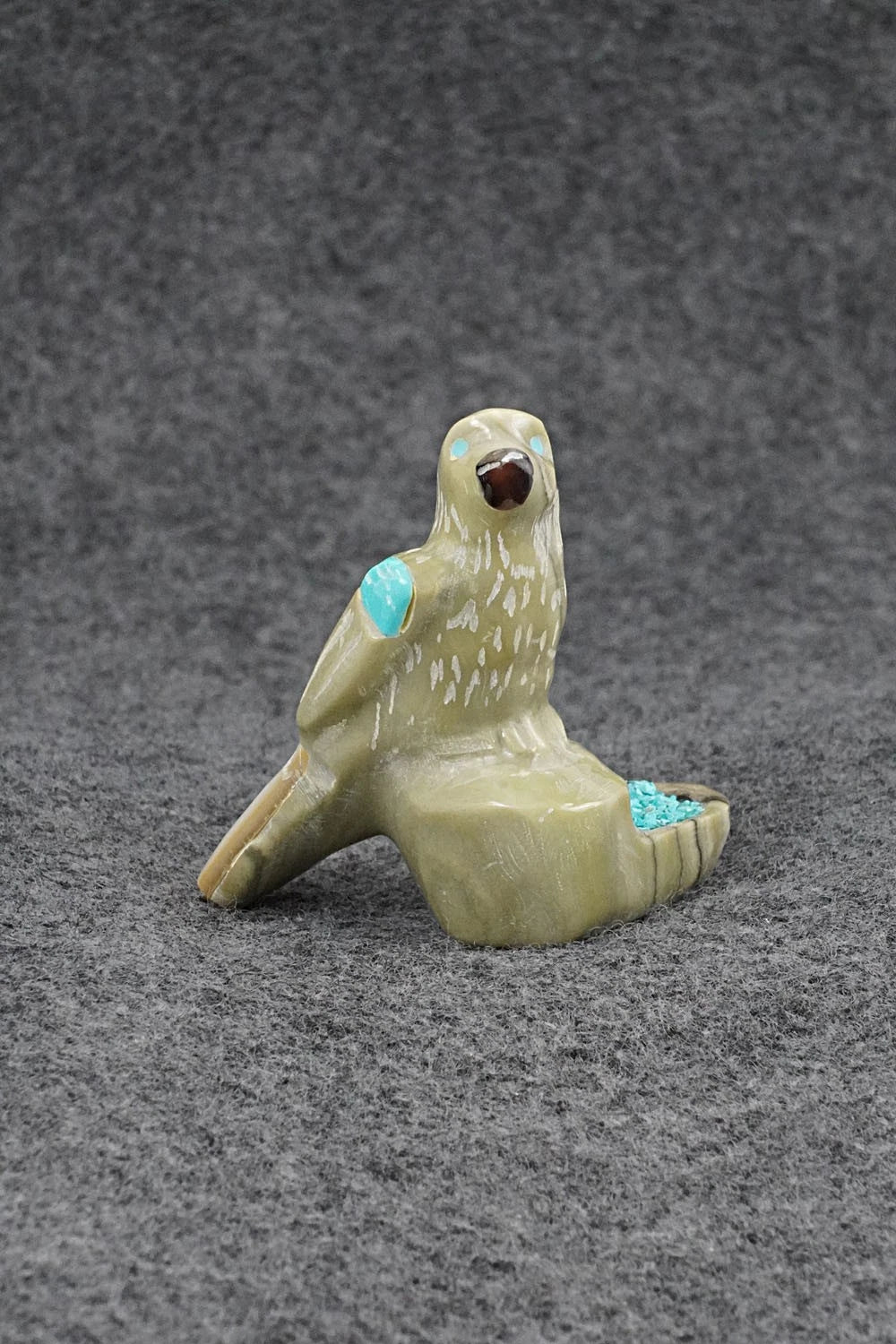 Bird Zuni Fetish Carving - Freddie Leekya