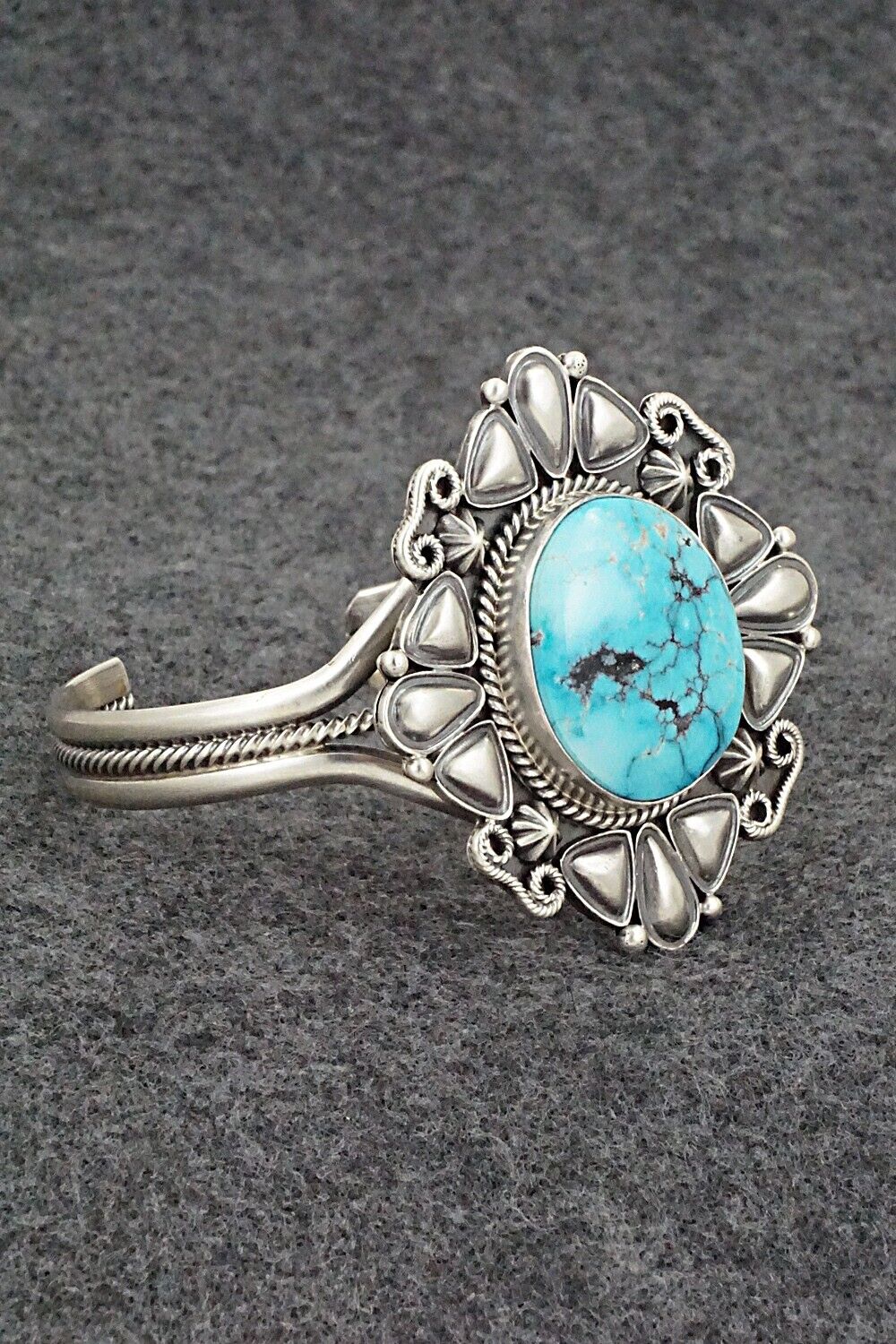 Turquoise & Sterling Silver Bracelet - Derrick Gordon