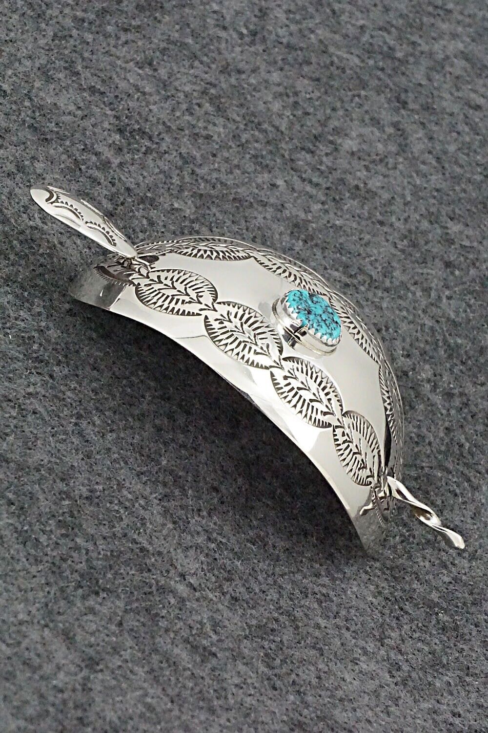 Turquoise & Sterling Silver Hair Pin - Jolene Begay