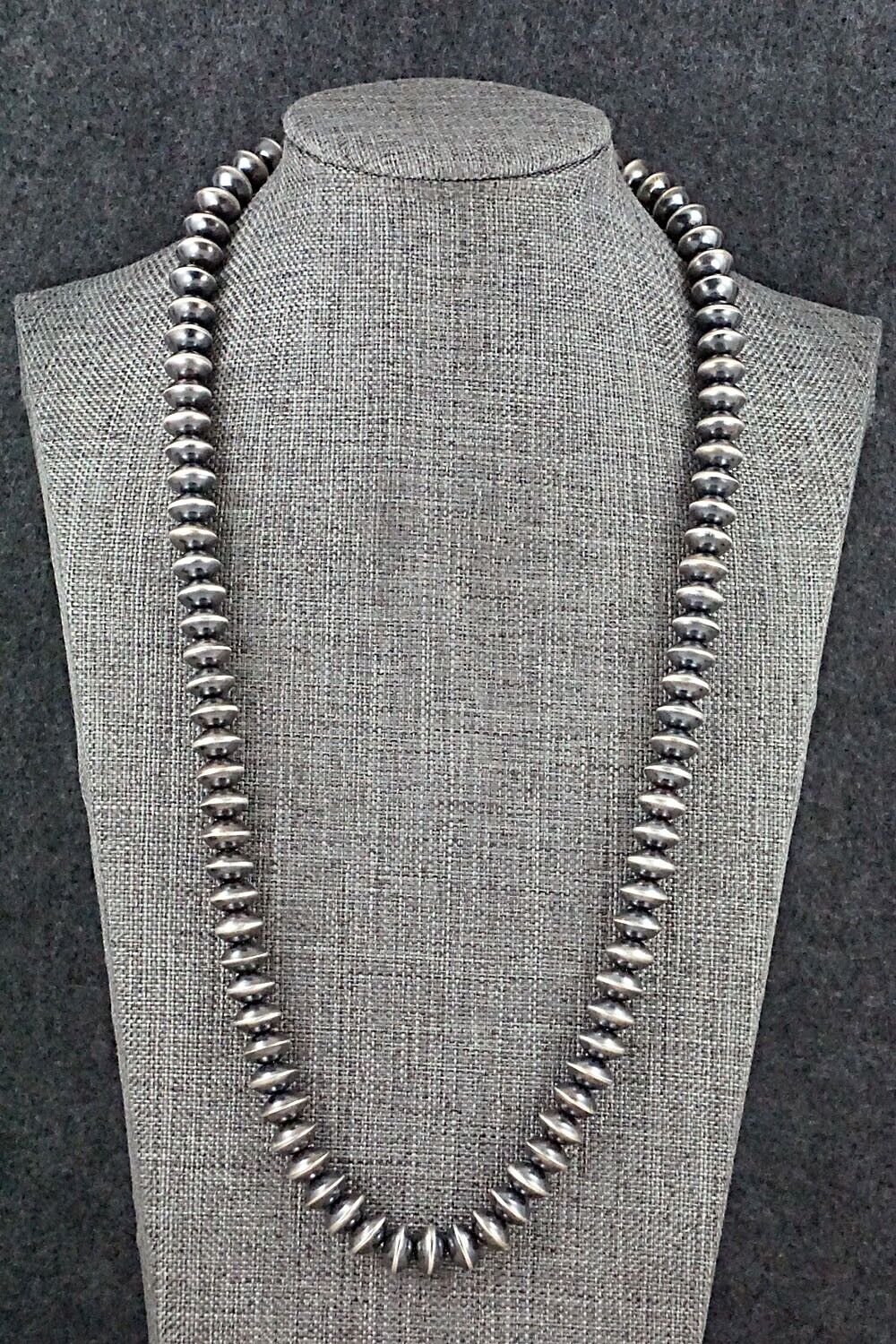 Sterling Silver Navajo Pearl Necklace - Michelle James