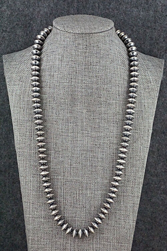 Sterling Silver Navajo Pearl Necklace - Michelle James