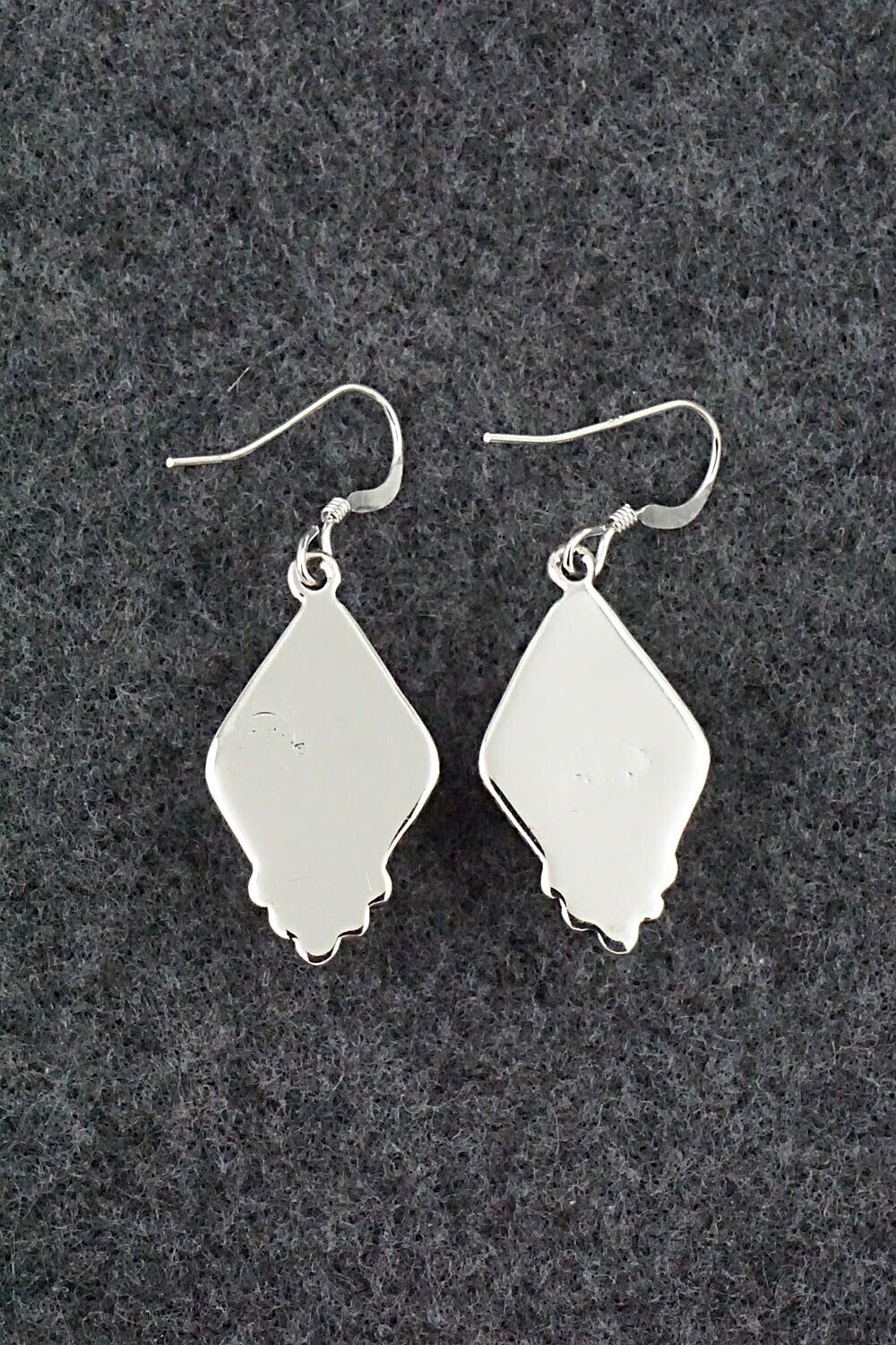 Turquoise & Sterling Silver Earrings - Gary Shorty