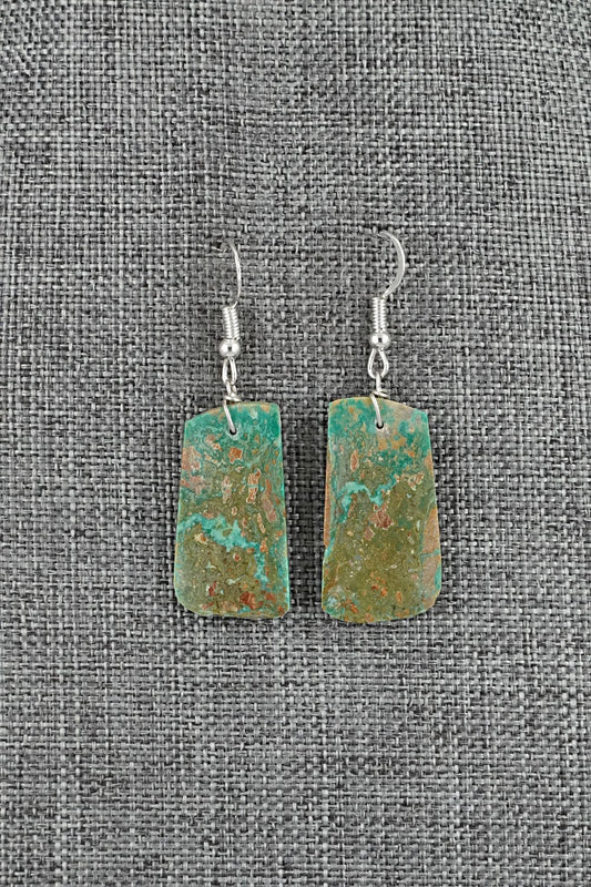 Turquoise & Sterling Silver Earrings - Tammy Nolcot