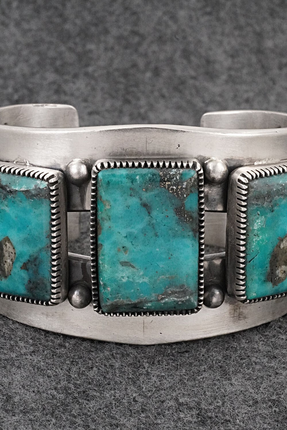 Turquoise & Sterling Silver Bracelet - Mark Yazzie