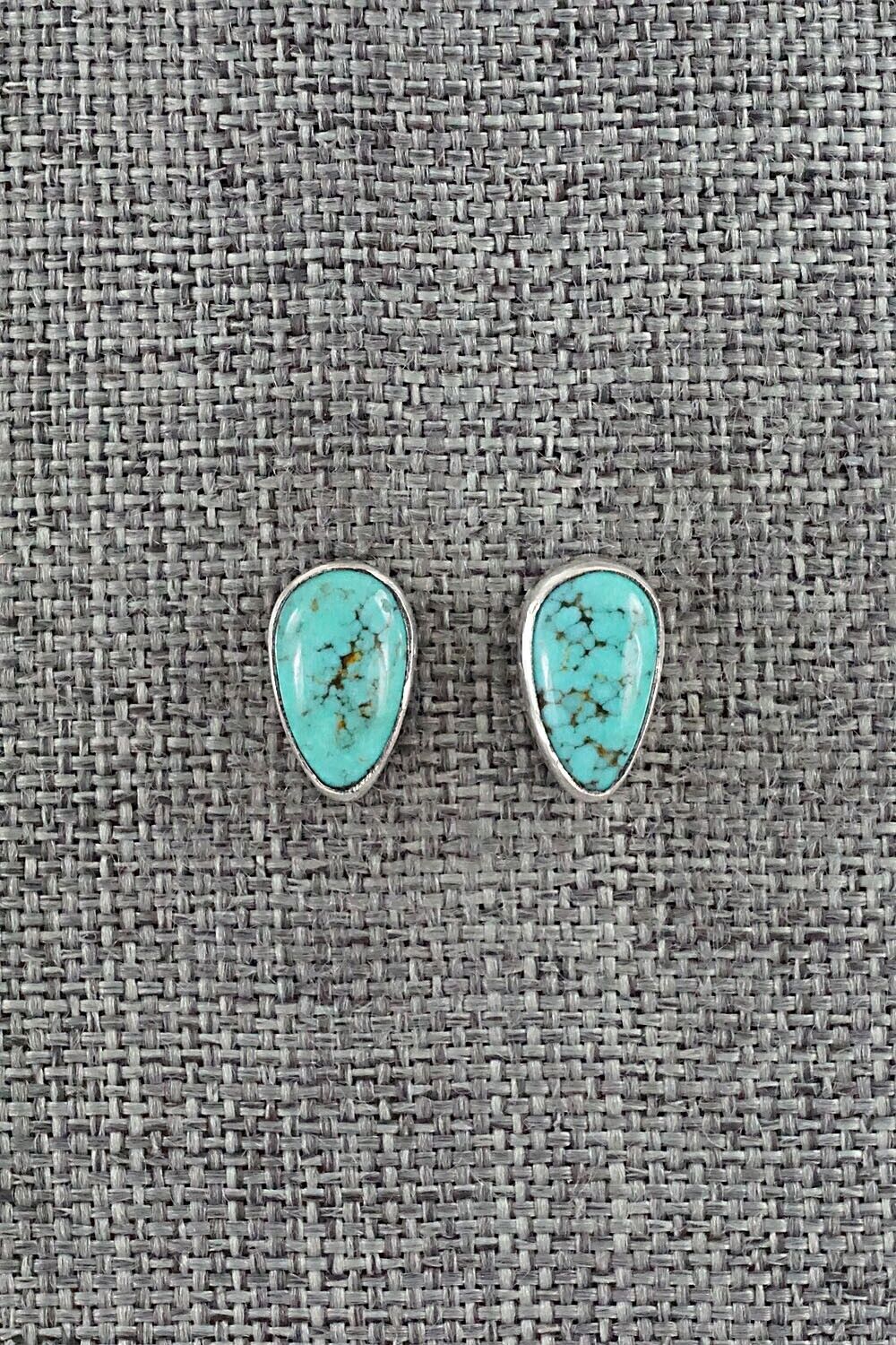 Turquoise & Sterling Silver Earrings - Marco Begaye