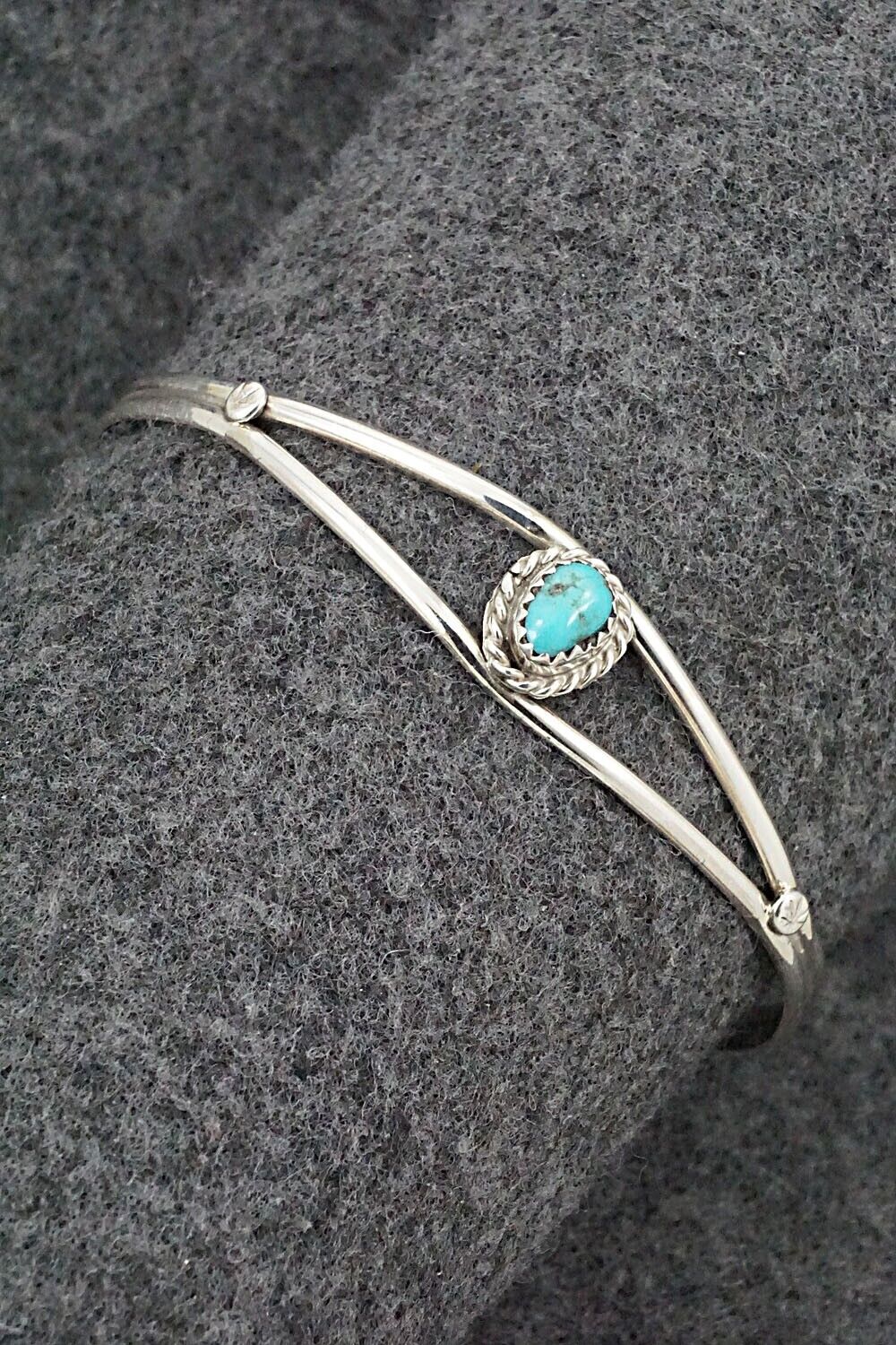 Turquoise & Sterling Silver Bracelet - Elton Cadman