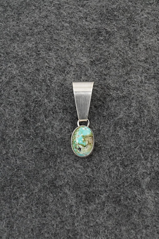 Turquoise & Sterling Silver Pendant - Rosemary Saunders