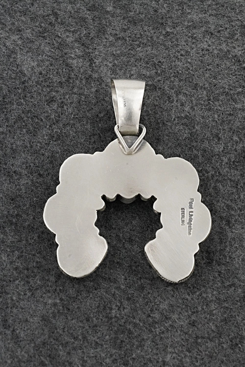 Turquoise & Sterling Silver Pendant - Paul Livingston