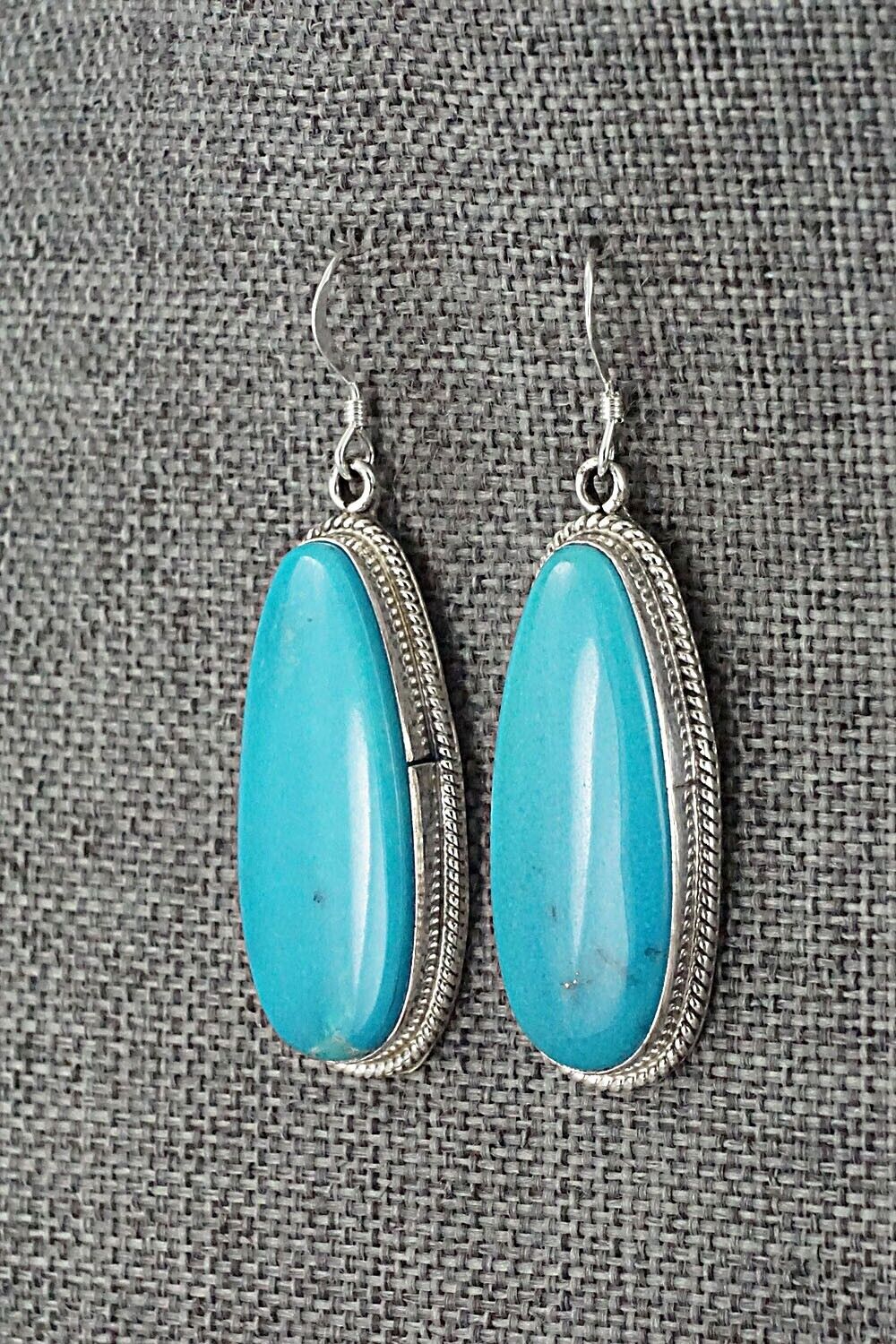 Turquoise and Sterling Silver Earrings - Sharon McCarthy