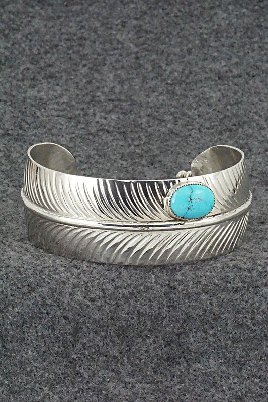 Turquoise and Sterling Silver Bracelet - Aaron Davis