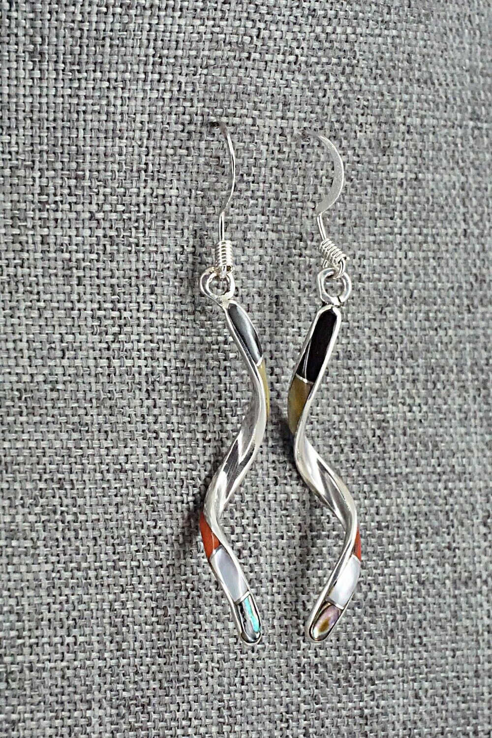 Multi Stone & Sterling Silver Earrings - Ira Johnson