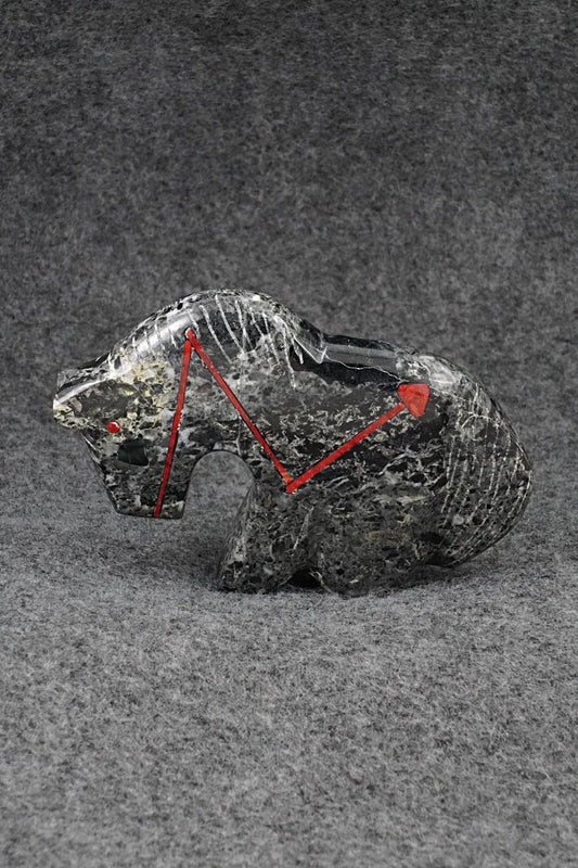 Horse Zuni Fetish Carving - Kenric Laiwakete
