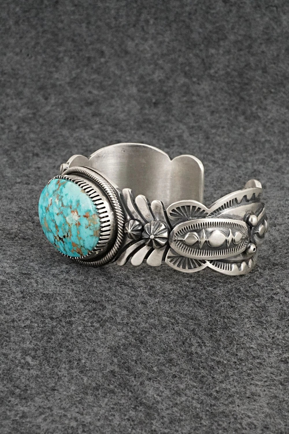 Turquoise & Sterling Silver Bracelet - Mark Yazzie