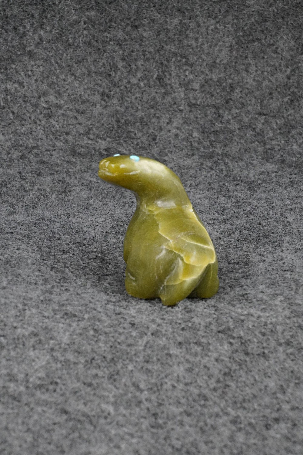Dinosaur Zuni Fetish Carving - Cody Chavez