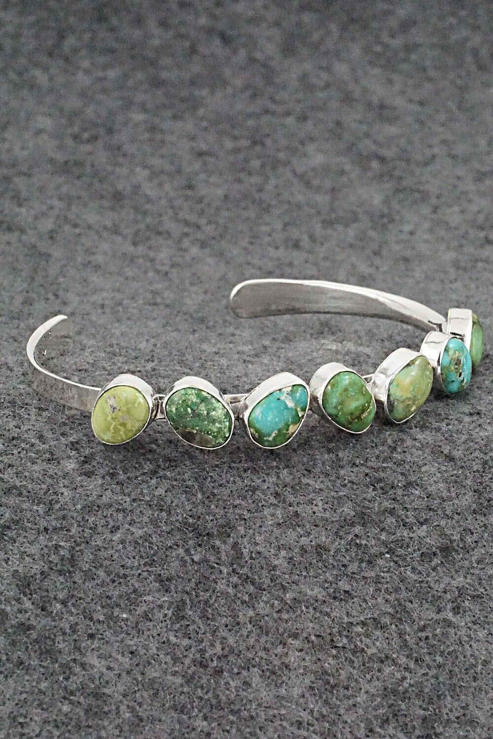 Turquoise & Sterling Silver Bracelet - Samuel Yellowhair