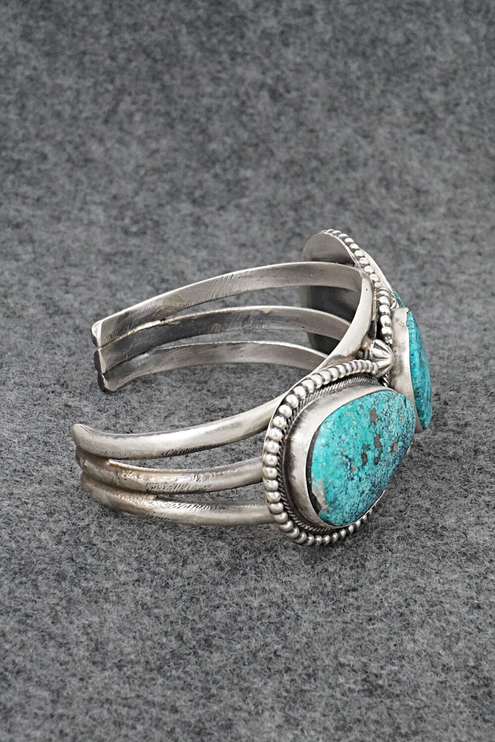 Turquoise & Sterling Silver Bracelet - Bobby Johnson